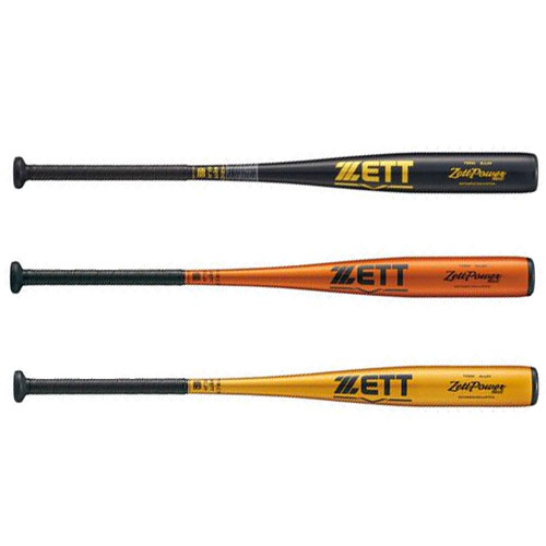 ゼット バット 野球 中学硬式 金属 硬式 アルミバット ZETTPOWER2ND 83cm 820g平均 BAT20083C ミドルバランス ジュニア 中学生 子供用 6364