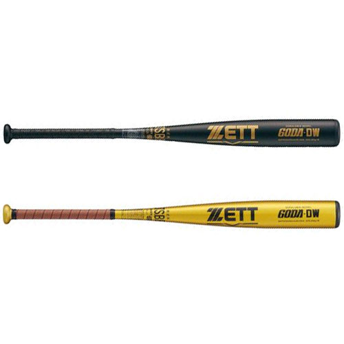 ZETT ゼット 限定 軟式バット 金属製 GODA-DW ゴーダ ミドルバランス 野球 一般 大人 BAT34583