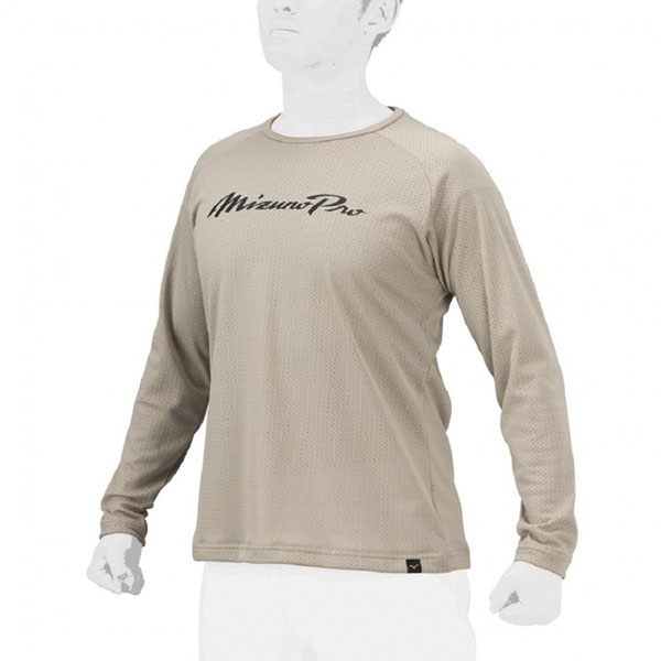 ミズノプロ 限定 野球 ウェア 長袖 Tシャツ KUGEKI ドライエアロ
