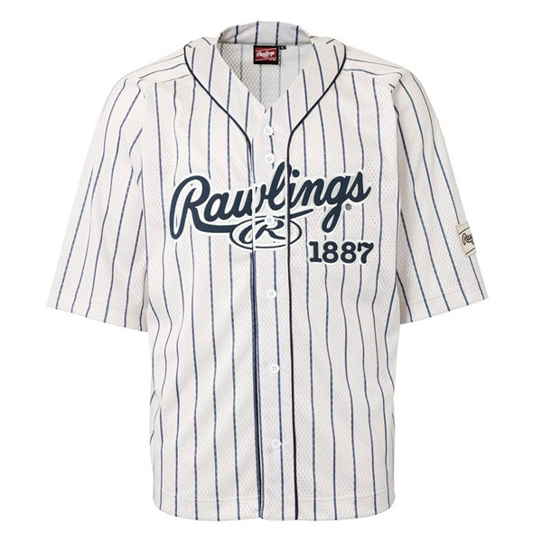 ローリングス シャツ メンズ ブランド カジュアル ストリート 半袖 野球 ベースボール ベースボールシャツ Rawlings AOS15S13 スポーツウェア トレーニングウェア スポーツ おしゃれ