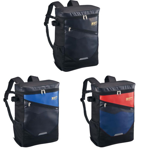 ゼット ZETT バックパック 野球 少年用 ジュニア バッグ BA1523H リュック 約20L 子供 バット 収納 リュックサック デイパック ポケット付き