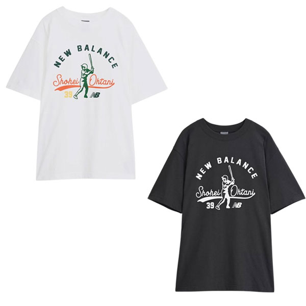 大谷翔平 ニューバランス Shohei Memories T-Shirt Tシャツ 半袖 シグネチャー ロゴ Tシャツ MT51727