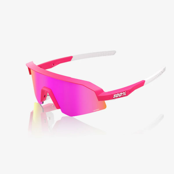 100%（ワンハンドレッド）ジュニア 少年 サングラス SLENDALE® YOUTH Pitaya HiPER® Vital Pink Mirror Lens 60066-00001 スポーツサングラス メガネ 眼鏡 野球 陸上 テニス ゴルフ サイクリング 自転車 ランニング アウトドア