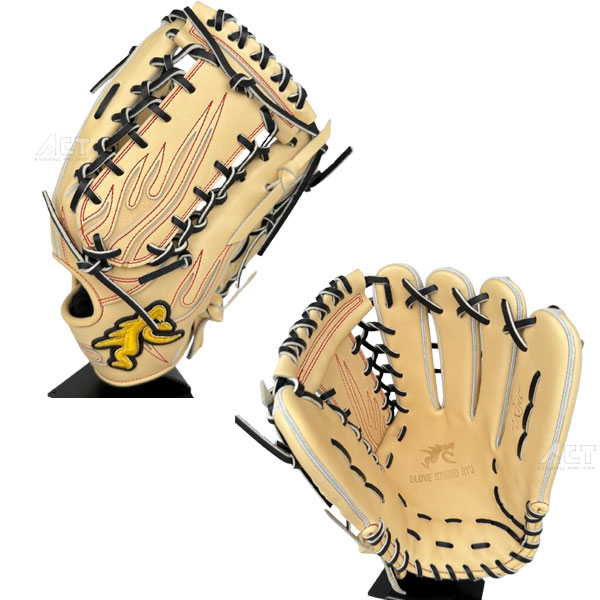 ryu グローブ 硬式グラブ 硬式グローブ 外野手用 RYU リュウ 高校野球対応 701型 キャメル 硬式野球 大人 一般 スポーツアクト