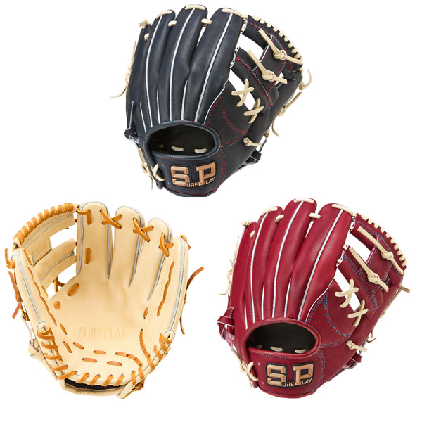 シュアプレイ 軟式グローブ 内野手用 軟式グラブ 右投げ SBGR4254 sureplay 軟式 野球 グローブ 一般 大人