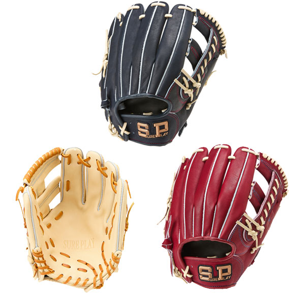 シュアプレイ 軟式グローブ オールラウンド用 軟式グラブ 右投げ SBGR4255 sureplay 軟式 野球 グローブ 一般 大人