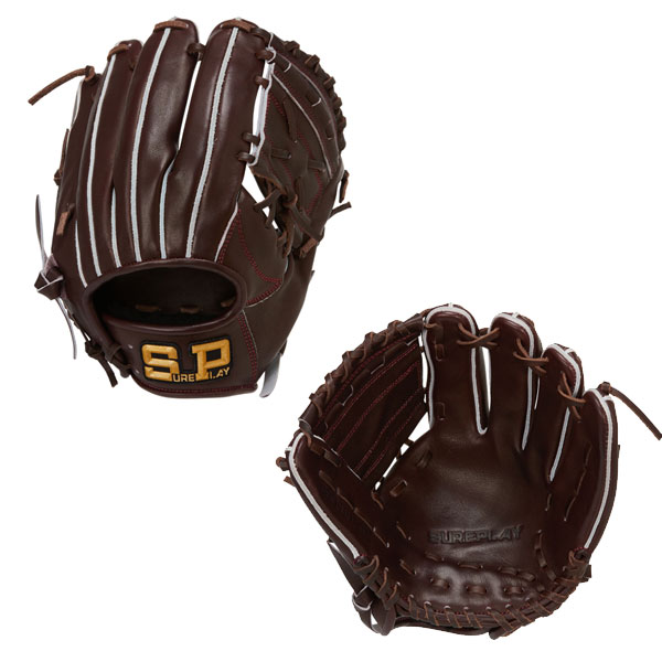 シュアプレイ 硬式グローブ 右投げ 内野手推奨 SBGSH148I 野球 野球グローブ sureplay