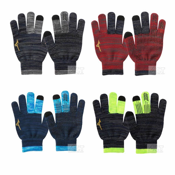 ミズノ グローバルエリート ニット手袋 防寒 タッチパネル対応 スマホ対応 冬用 少年用 ジュニア用 キッズ Jr 子供 子ども 12JYAA51 限定 あったかい 暖かい 温かい てぶくろ アクセサリー mizuno global elite 防寒グッズ 防寒手袋 冬用 寒さ対策 滑り止め付き