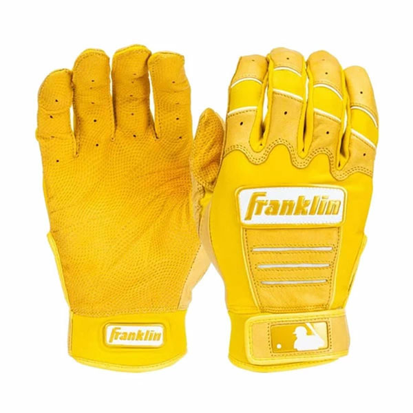 フランクリン バッティング手袋 両手 CFX PRO HI-LITE BATTING GLOVES イエロー バッティンググローブ 野球 硬式野球 軟式野球 草野球 大人 一般 20895