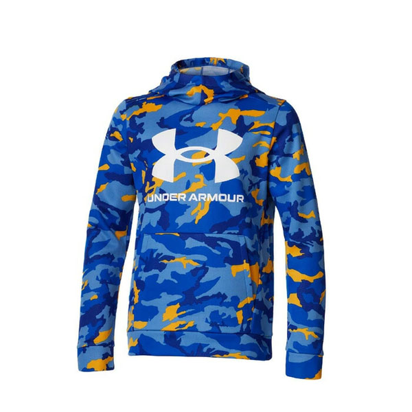 アンダーアーマー フリース カモプリント フーディー 1375979 ジュニア キッズ ウエア おしゃれ カラー ブランド アウトドア ランニング トレーニング スポーツ パーカー トレーニングウェア 少年