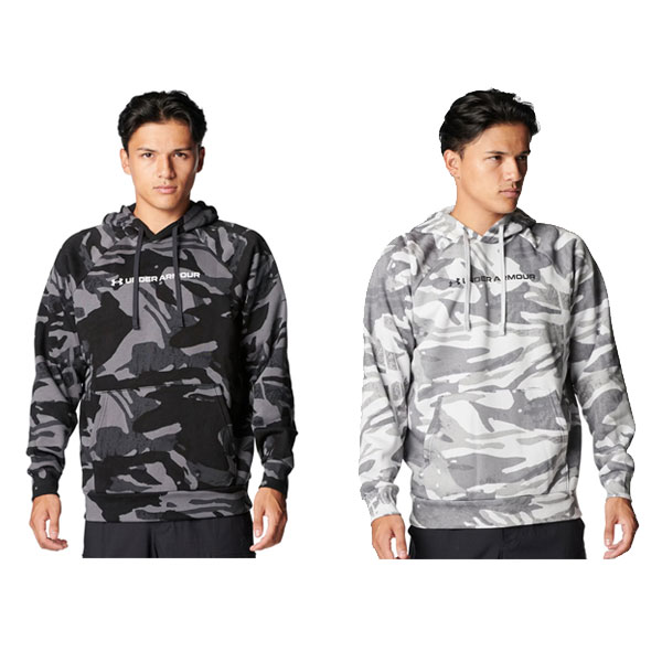 アンダーアーマー UAライバルフリース オールオーバー プリント フーディー パーカー 6003957 トレーニングウェア