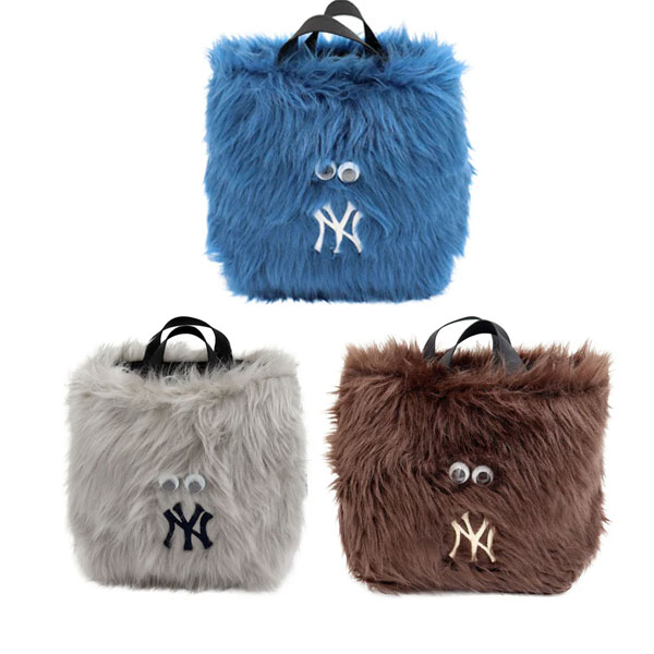 ミニトートバック バック 小バック ファーバック かばん ヤンキース おしゃれ かわいい INFIELDER DESIGN インフィールダーデザイン