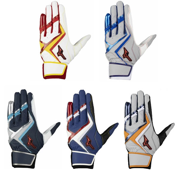 ミズノ 少年用バッティンググローブ ジュニア用 バッティング 手袋 ウィルドライブ レッド 両手 両手用 1EJEY563 MIZUNO バッティンググラブ 打者用手袋