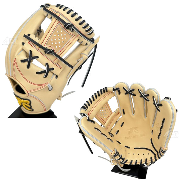 ryu リュウ グローブ 硬式グラブ 高校野球対応 硬式グローブ 内野手用 RYU 右投げ用 G5型 キャメル 天然皮革 硬式野球 大人 一般 スポーツアクト
