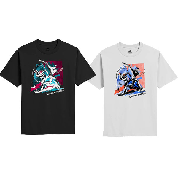 ニューバランス 大谷翔平 シグネチャーコレクション ジュニア用 半袖 Tシャツ Two Swords 二刀流 ショートスリーブTシャツ 子供服 YT51728 こども キッズ Jr 子ども スポーツウェア 半袖シャツ 大谷 グッズ new balance