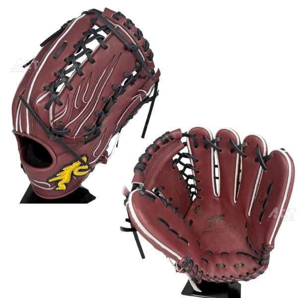 ryu グローブ 硬式グラブ 硬式グローブ 外野手用 RYU リュウ 高校野球対応 701型 バーガンディ 硬式野球 大人 一般 スポーツアクト