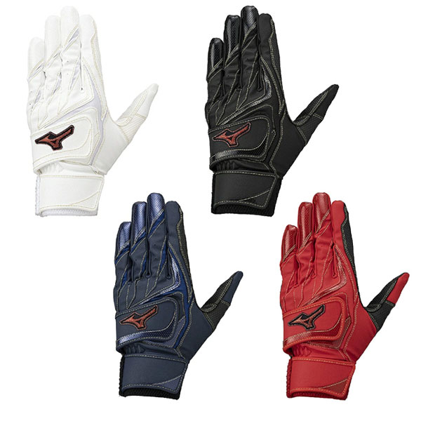 野球 バッティンググローブ 両手用 大人 ミズノ ウィルドライブ レッドW 水洗い可 バッティンググラブ バッティング手袋 バッテ 1EJEA544