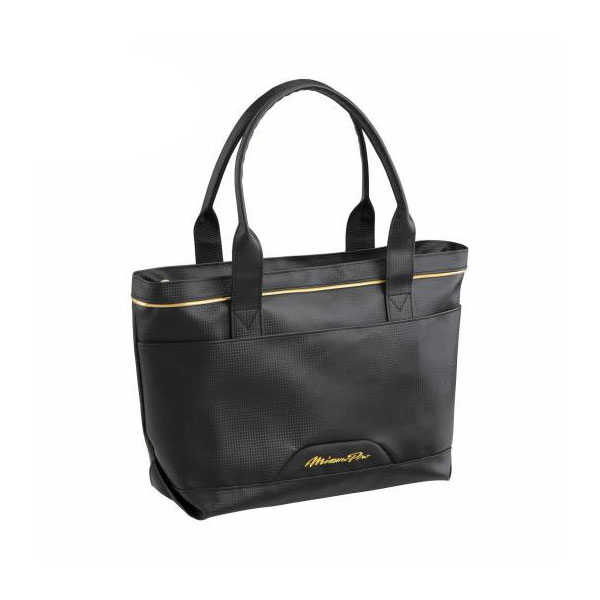 野球 トートバッグ M ミズノ 大人 ミズノプロ MIZUNO PRO 肩掛けバッグ 15L 内側ポケット付き ブラック 一般 かばん 野球バッグ 1FJD3006