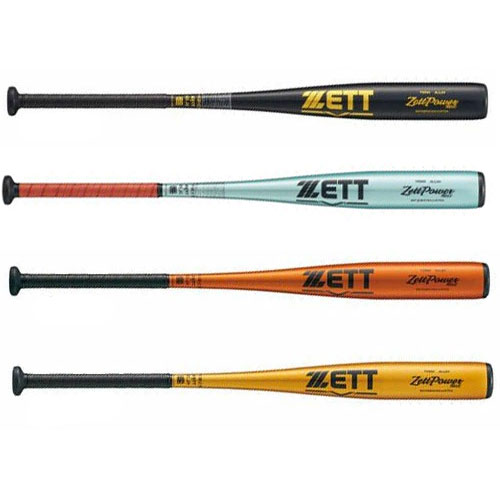 ゼット バット 野球 中学硬式 金属 硬式 アルミバット ZETTPOWER2ND 82cm 810g平均 BAT20082C ミドルバランス ジュニア 中学生 子供用