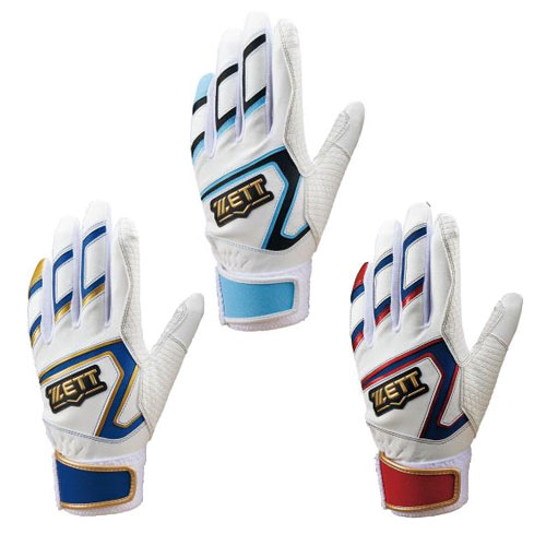 ゼット バッティング手袋 G(PAIR)ZERO ONE シングルベルト BG19202JB 両手用 バッティンググローブ 打者用手袋 水洗い可能 ジュニア 少年
