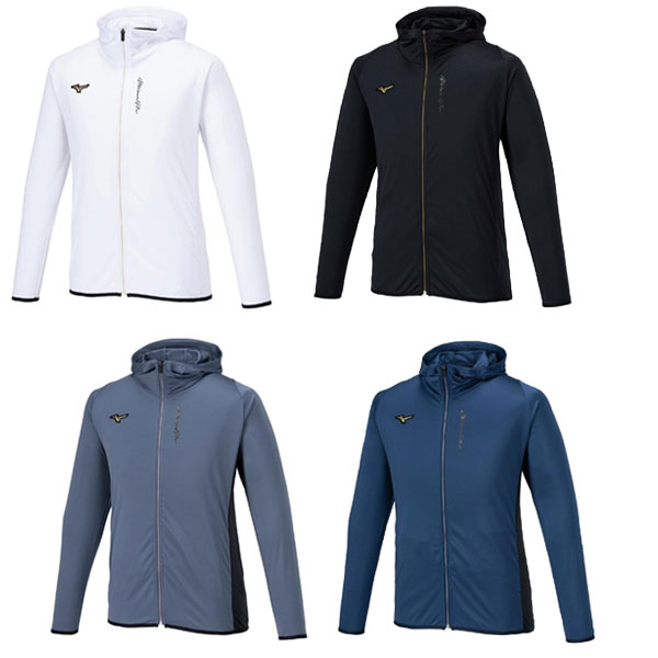 ミズノプロ MIZUNOPRO フルジップ フーディー パーカー 薄手 ジャケット 長袖 ジップアップ 12JECK75トレーニング 野球