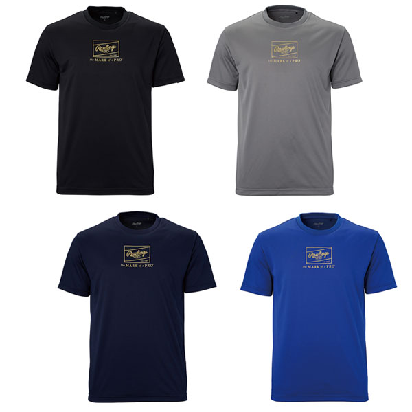 野球 Tシャツ メンズ レディース 半袖 丸首 ローリングス Rawlings COMBAT コンバットロゴプリントTシャツ スポーツウェア ベースボールシャツ AST15F04