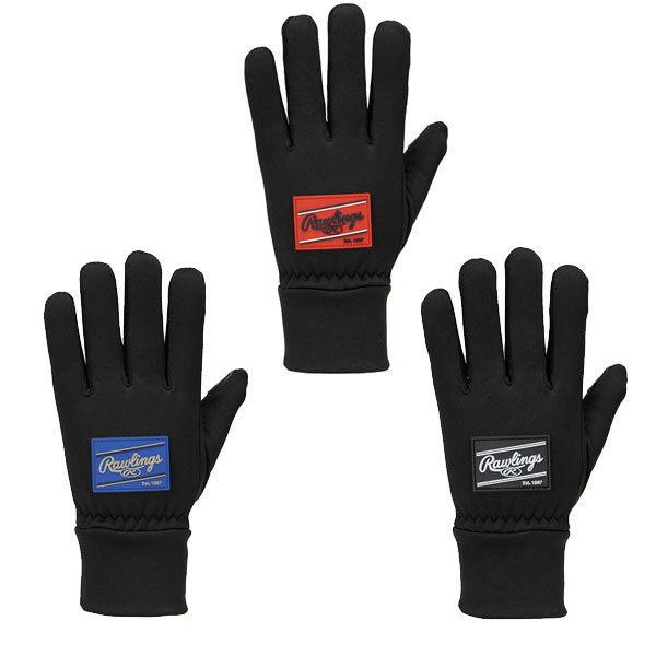野球 フリースグローブ 防寒手袋 スマホ対応 ジュニア 裏起毛 ローリングス Rawlings 防寒グッズ 冬用 EAC15F06J 子供用