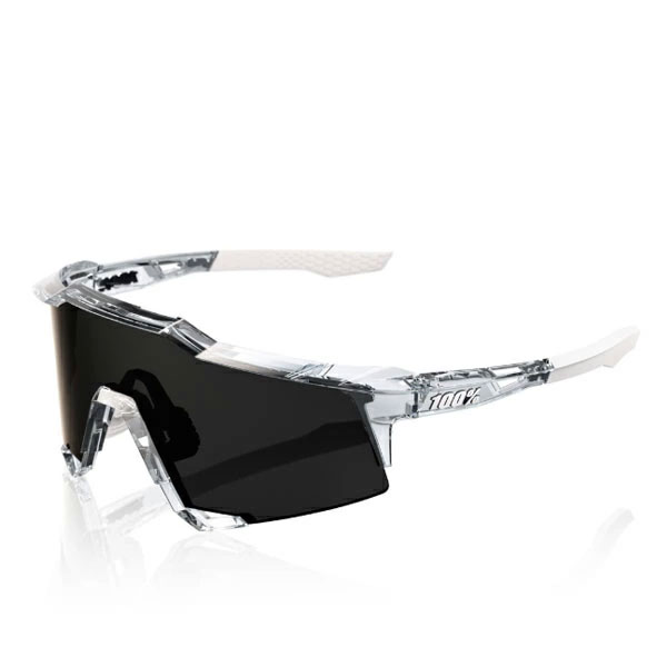 100%（ワンハンドレッド） サングラス　SPEEDCRAFT Polished Translucent Clear – Black Mirror 60007-00058
