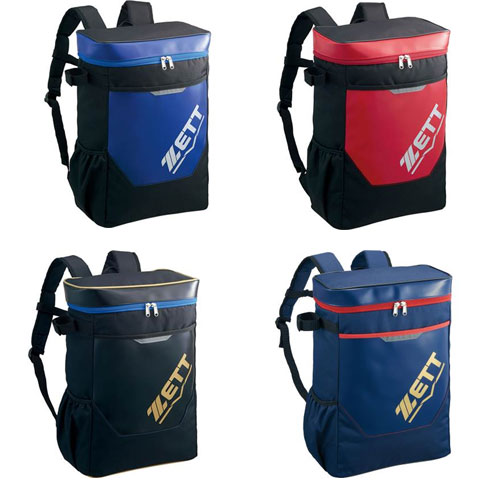 ゼット ZETT バックパック 野球 少年用 ジュニア バッグ BA1523 リュック 20L 子供 バット 収納 リュックサック デイパック ポケット付き