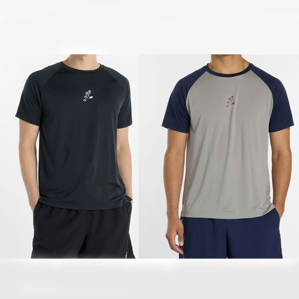 大谷翔平 ニューバランス トレーニング Tシャツ 半袖 シグネチャー ロゴ Tシャツ MT6110VQ 大谷翔平シグネチャー オールウェイズオンロゴ 半袖Tシャツ
