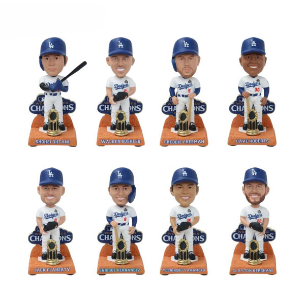 大谷翔平 ボブルヘッド Los Angeles Dodgers 2024 World Series Champions Mini Bobblehead Box Set FOCO ワールドシリーズ ドジャース 山本由伸 LA DODGERS バブルヘッド 首振り人形 人形 大谷グッズ MLB 野球 メジャーリーグ 大リーグ Shohei Ohtani Los Angeles