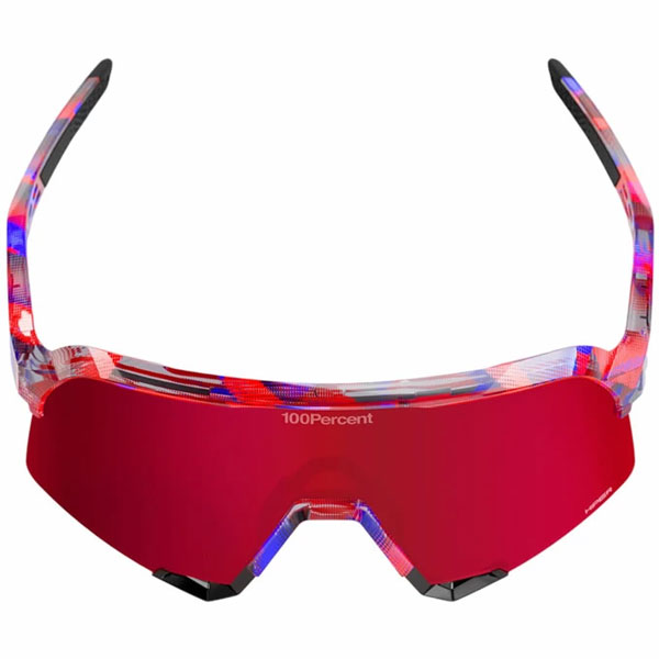 100%（ワンハンドレッド） サングラス S3 FDJ Gloss Translucent Red