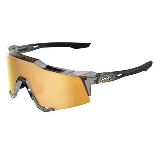 100%（ワンハンドレッド） サングラス SPEEDCRAFT® MLB Authentic Polished Translucent Grey HiPER® 24K Gold Mirror Lens 60007-10077