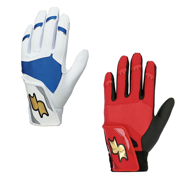 野球 バッティンググローブ SSK エスエスケイ 両手用 ジュニア用 少年用 シングルバンド バッティンググラブ 野球手袋 BG5018WFC
