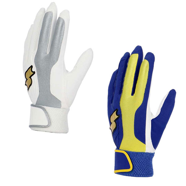 野球 バッティンググローブ SSK エスエスケイ 両手用 ジュニア用 少年用 シングルバンド バッティンググラブ 野球手袋 BG5019WF