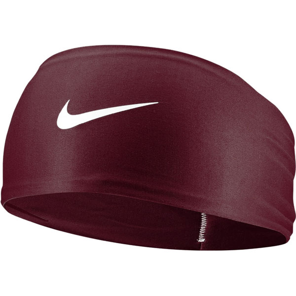 NIKE ナイキ Dri-Fit フューリー ワイドヘッドバンド BN3054 656 ダークチームレッド/ホワイト/ホワイト エンジ ヘアアクセサリー ヘアバンド ターバン おしゃれ