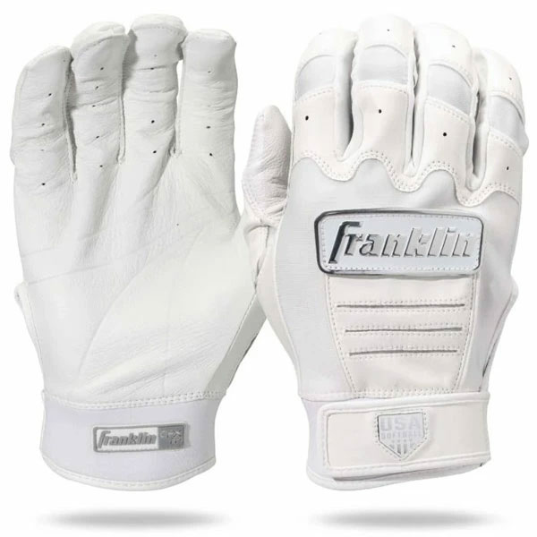 フランクリン バッティング手袋 両手 USA SOFTBALL CFX FP WOMEN’S WHITE/SILVER BATTING GLOVES バッティンググローブ 野球 硬式野球 軟式野球 草野球 大人 一般 ブルー レディース 20711