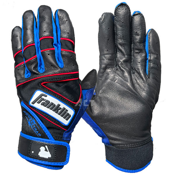 野球 バッティンググローブ 両手 フランクリン バッティング手袋 カスタム 限定 POWERSTRAP BATTING GLOVES 野球 硬式野球 軟式野球 草野球 大人 一般 ブラック