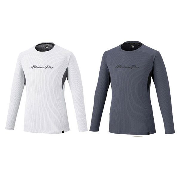 ミズノプロ 野球 ドライエアロフローKUGEKIロングTシャツユニセックス スポーツウェア トレーニングウェア 長袖シャツ 練習 ランニング ジョギング 野球ウェア mizunopro 12JACT76