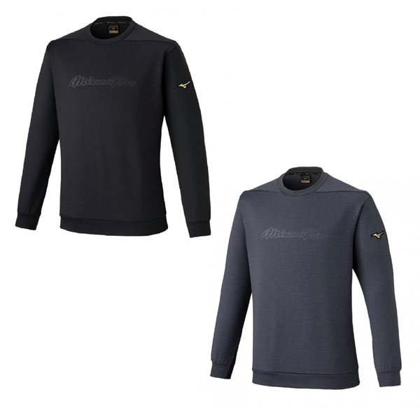 ミズノプロ MIZUNOPRO トレーナー 長袖 メンズ レディース mizuno ミズノプロ ストレッチ スウェット 丸首 野球 トレーニング スポーツウェア ウェア ユニセックス 冬用 防寒ウェア 12JECK78 トレーニング