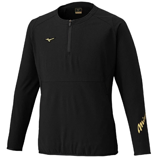 ミズノプロ MIZUNOPRO 長袖 メンズ レディース mizuno ミズノプロ ストレッチ テックシールドジャケット ハーフジップ 野球 トレーニング スポーツウェア ウェア ユニセックス 冬用 防寒ウェア 12JECW75トレーニング