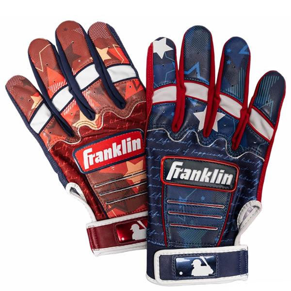 フランクリン バッティング手袋 メンズ 両手用 MLB オールスターゲーム 2026 CFX Pro USA 250 Jewel Event Batting Gloves大人用 野球 手袋 グローブ BB10166289