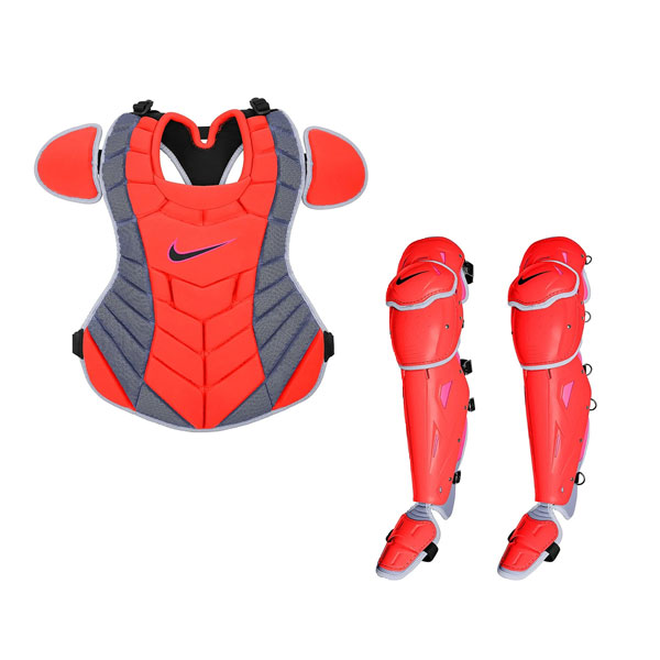 NIKE ナイキ 防具 硬式用 キャッチャー プロテクター レッグガード セット NIKE DIAMOND ELITE CHEST PROTECTOR BA3020 BA3025 653